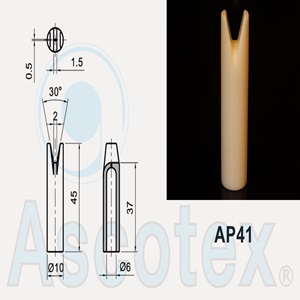 Sứ Ceramic dẫn sợi Ceramic Oiling Guide AP41 